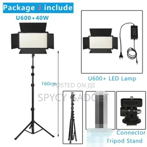 Professional Photo Video LED Light Kit Varicolor LED-600