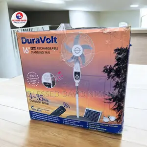 Duravolt 16′′ 4-in-1 Rechargeable Standing Fan