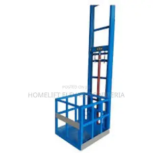 4m Hydraulic Freight Elevator Wall Mounted Cargo Lift
