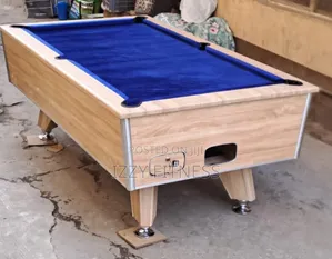 7ft Snooker Marble Top With Coin Operated And Accessories