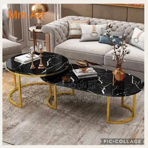 Round Oval Shape Center Table