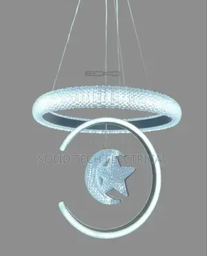 Drop Light Chandelier White And Blue
