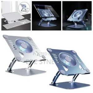 Laptop Stand With Cooling Fan Multi Angle Computer