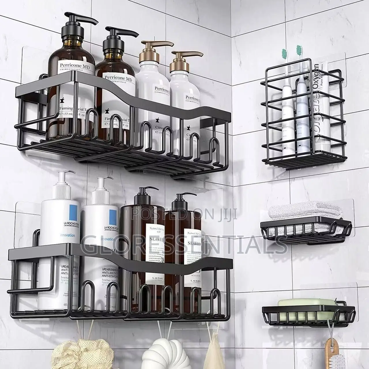 5 in 1 Bathroom/ Kitchen Accessories Soap Rack