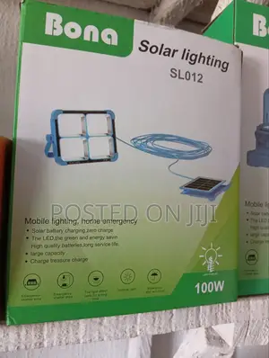 Bona 100W Rechargeable Solar Light / Generator Xterna Panel