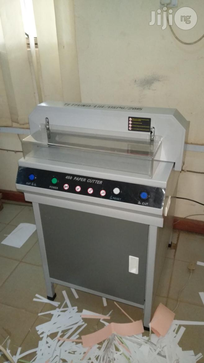 Paper cutting machine in nigeria image