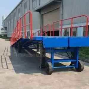 Mild Steel Scissor Container Loading Ramp, for Industrial