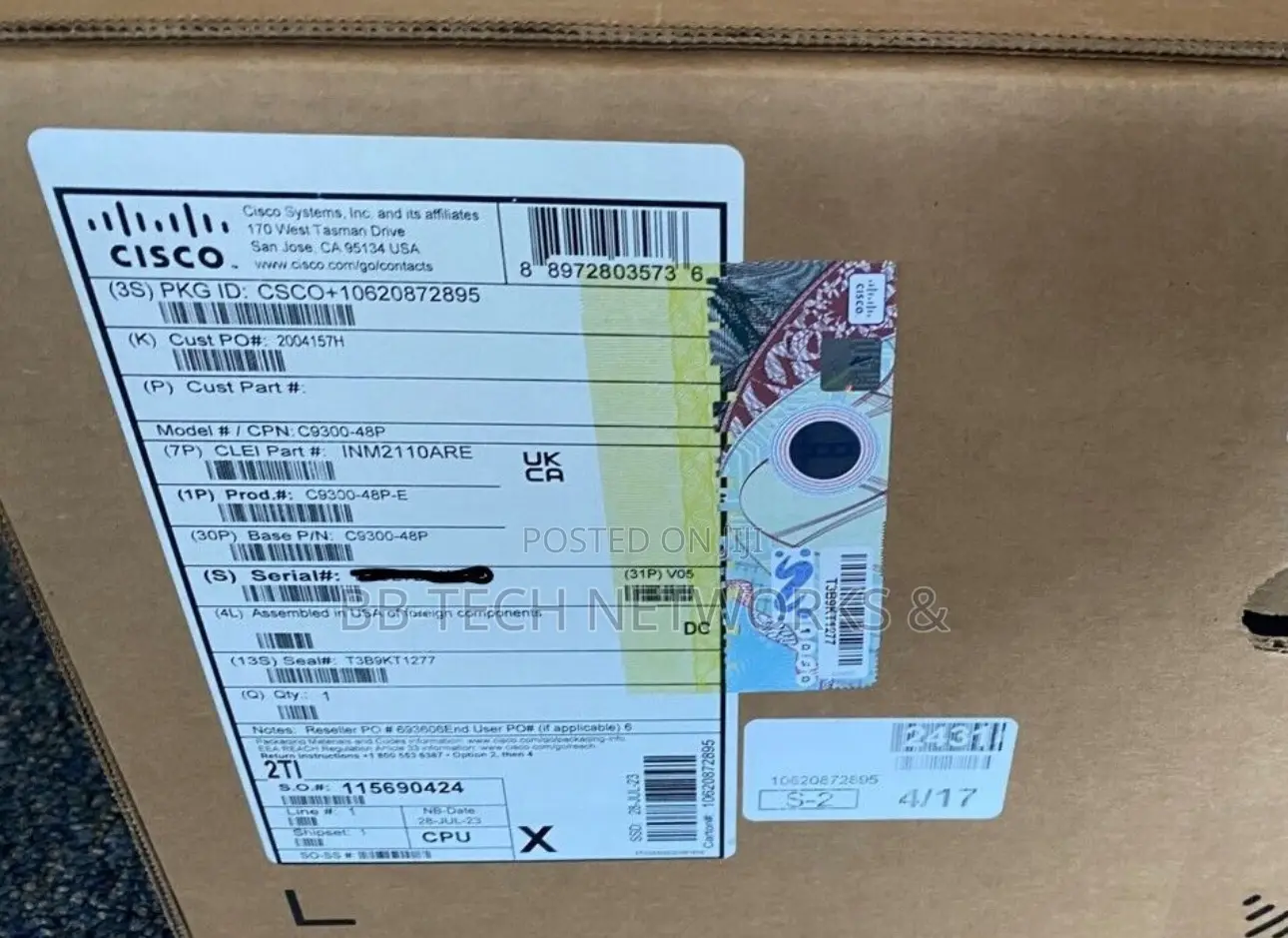 C9300-48p-E – Cisco Catalyst Network Switch