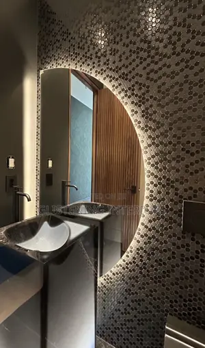 Mirror Glass With a Led Light