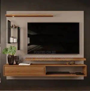Low-Profile Floating Media Stand