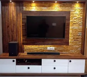 Marble Like Double-Sided Wall Console