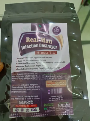 Real Man Infection Destroyer Tea:Flushes Out Harmful Toxins