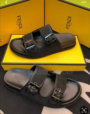 Original Luxury Fendi Slippers Available in Sizes