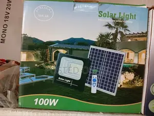 Hzsolar 100W Solar Street Flood / Square Light