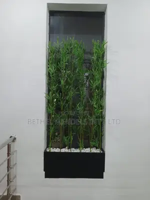Artificial Plant and Fiberglass Pot for Home/Office Decor