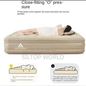 6 by 4 Size Inflatable Bed With Pillows (6 by 6)