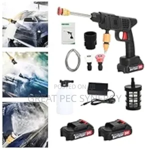 Water Gun For Car Washing Machine With 2 Battery