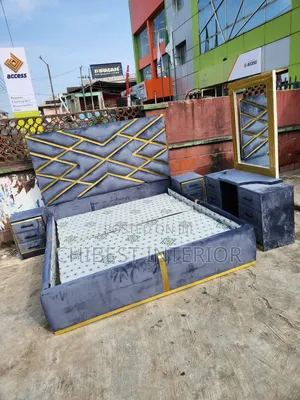 Six by Six Grey Colour Bed Frame