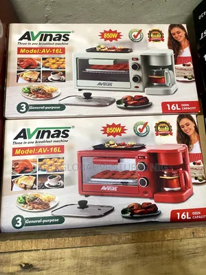 Avinas 3 in 1 Breakfast Maker, 16litres Oven, Top Griller 