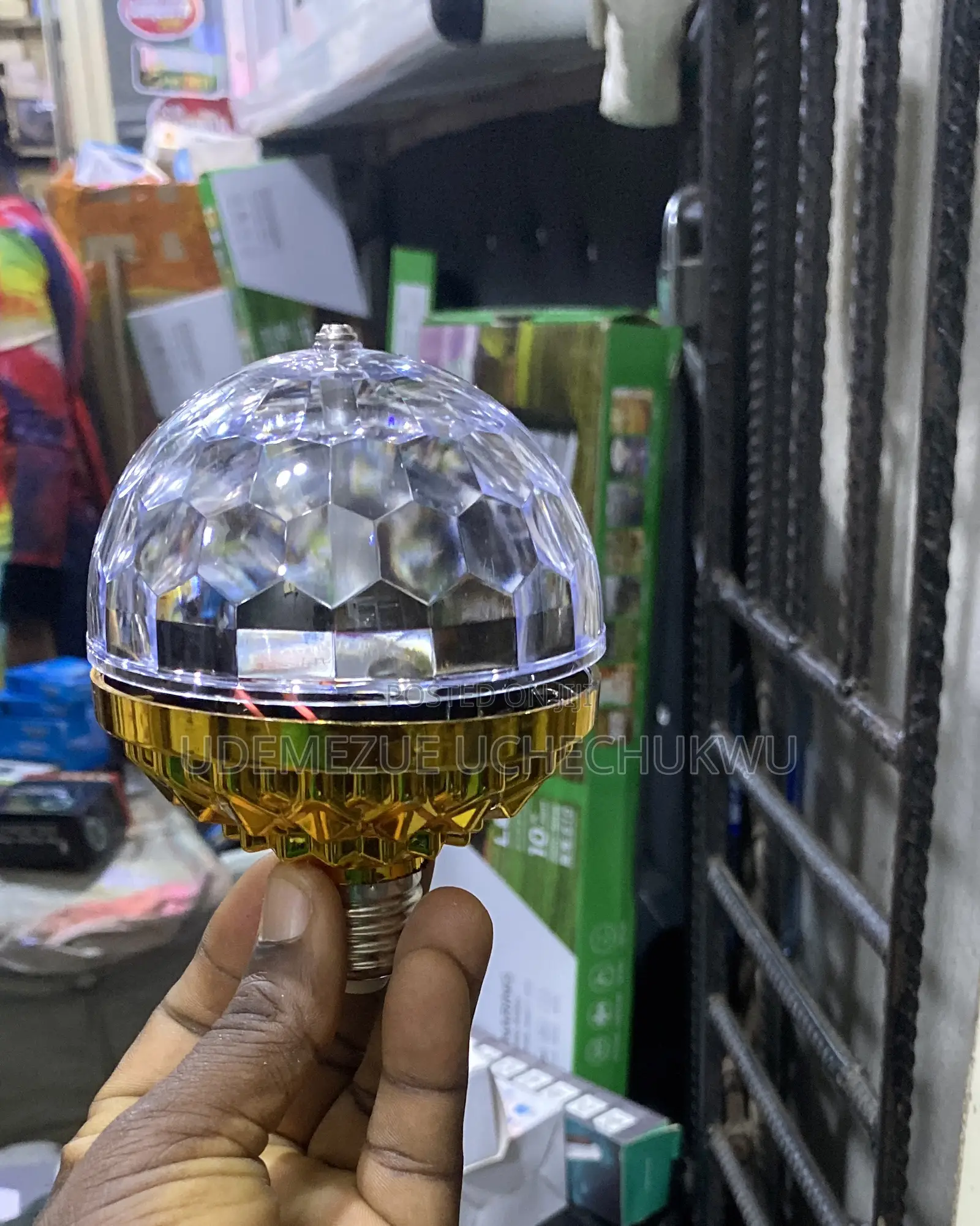 LED Rotating Bulb Light