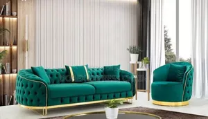 Elegant Green! Sofa To The Core.
