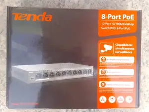 Tenda 8-Port POE . TEF1110P-8-63W