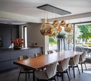 Modern Glass Lava Dining Room Living Room Chandelier Light