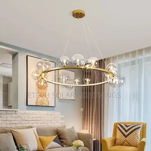 800m Mnordic Transparent Glass Ball Chandelier Light