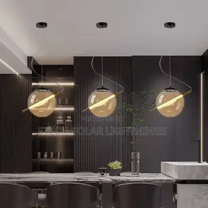 Modern Creative Glass Led Single Pendant Chandelier Light