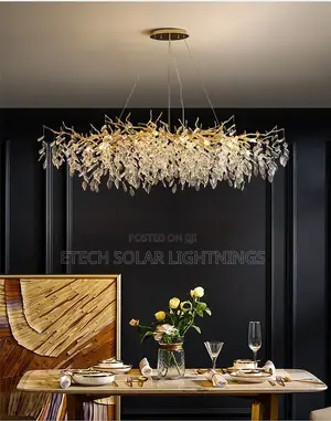 Modern Luxury Golden Design Crystal Chandelier Light