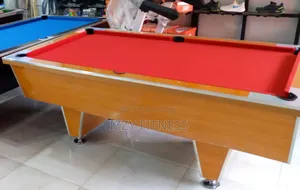 Red Colour 7ft Snooker Board With Accessories