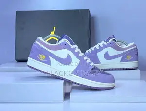 Original Nike Air Jordan 1 Low Unity Purple Sneakers