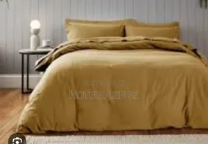7x7 Duve Bedsheet With 4 Pillow Cases