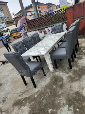 HDF Glossy Top With Leather Sofa by 8 Seaters