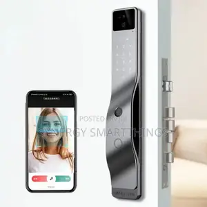 3d Face Recognition Tuya Smart Lock With Video Intercom Cards Password