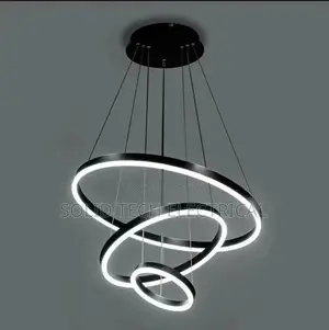 3 Ring Classic Chandelier White and Warmwhite