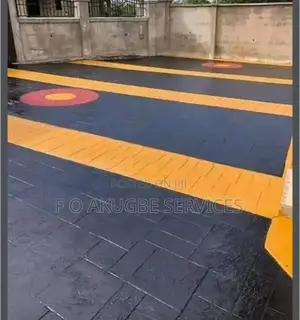 Floor Stamped and Vanishing