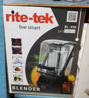 Rite Tek LIVE SMART PRO BLEND Blender With Sound Proof