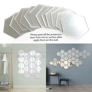 12 Pieces Non ~Glass Decoration Mirror