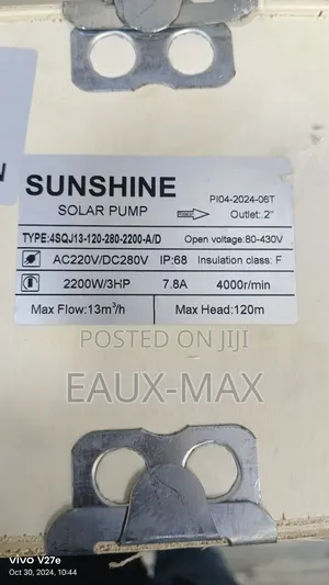 Solar Sunshine Pump