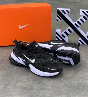 Nike V2K Runner Black White Sole Sneakers