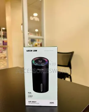 Green Lion Air Mist Humidifier 260ML - Black -