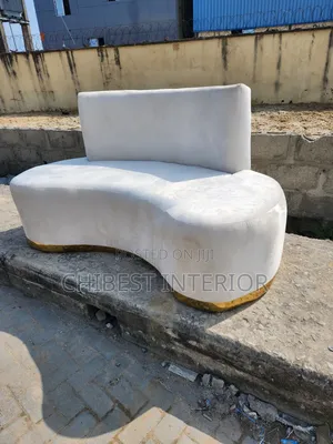 Love Padded Three Seater Fabric Chair.