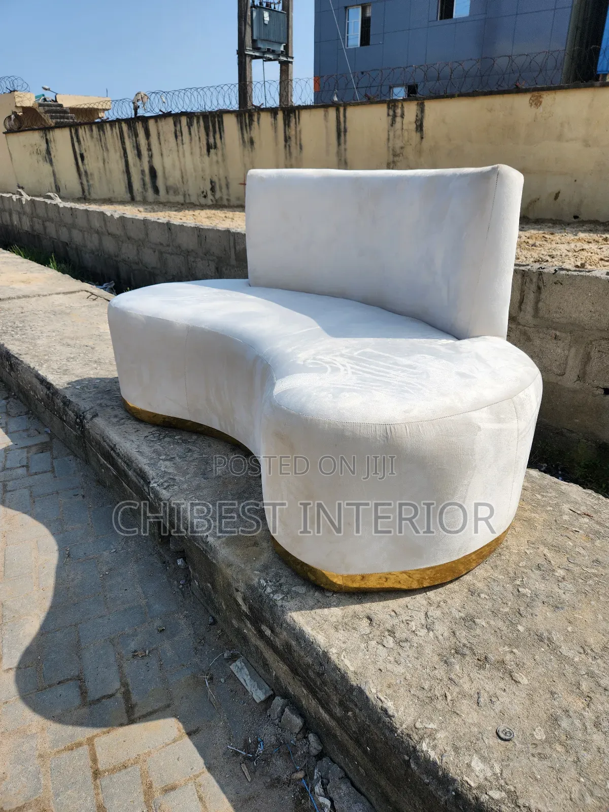 Padded Three Seater Sofa