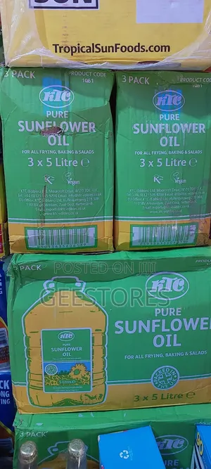 KTC Sunflower Oil 5lit By3