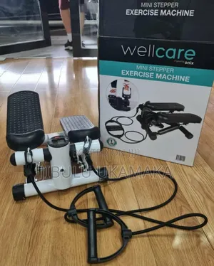 Mini Stepper With Resistance Bands and LCD Monitor