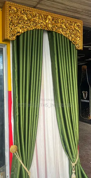 Luxury Curtains Drapes With Board Design
