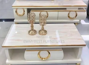 Portable Set of TV Stand and Center Table.