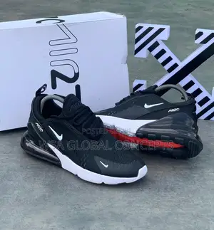 Nike Airmax 270 Triple Black White Sneakers
