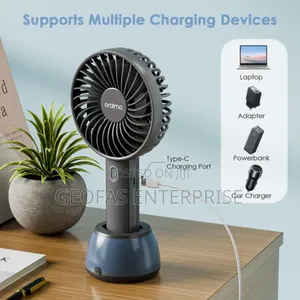 Oraimo Smart 2 Handheld Fan With Light Base